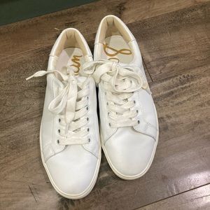 Sam Edelman white leather sneakers 8.5